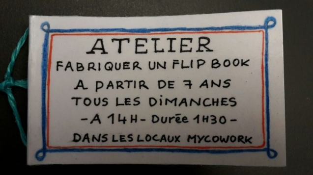 Atelier du weekend chez myCowork Montorgueil - Flipbook