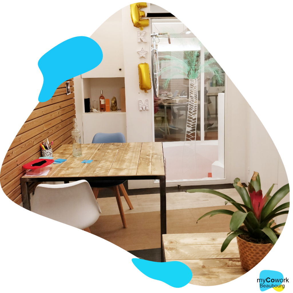 bureaux privés flexibles en coworking myCowork Beaubourg / private offices in our coworking place