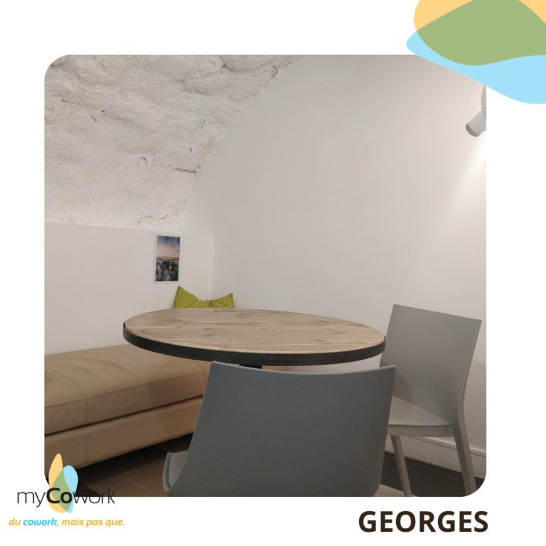 SALLE GEORGES AVEC CANAPE, CHAISES ET TABLE RONDE - petite salle en sous-sol pour 1 à 2 personne