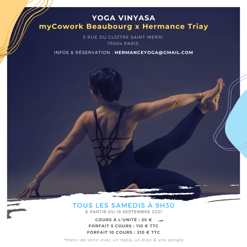 Cours de Yoga à Beaubourg