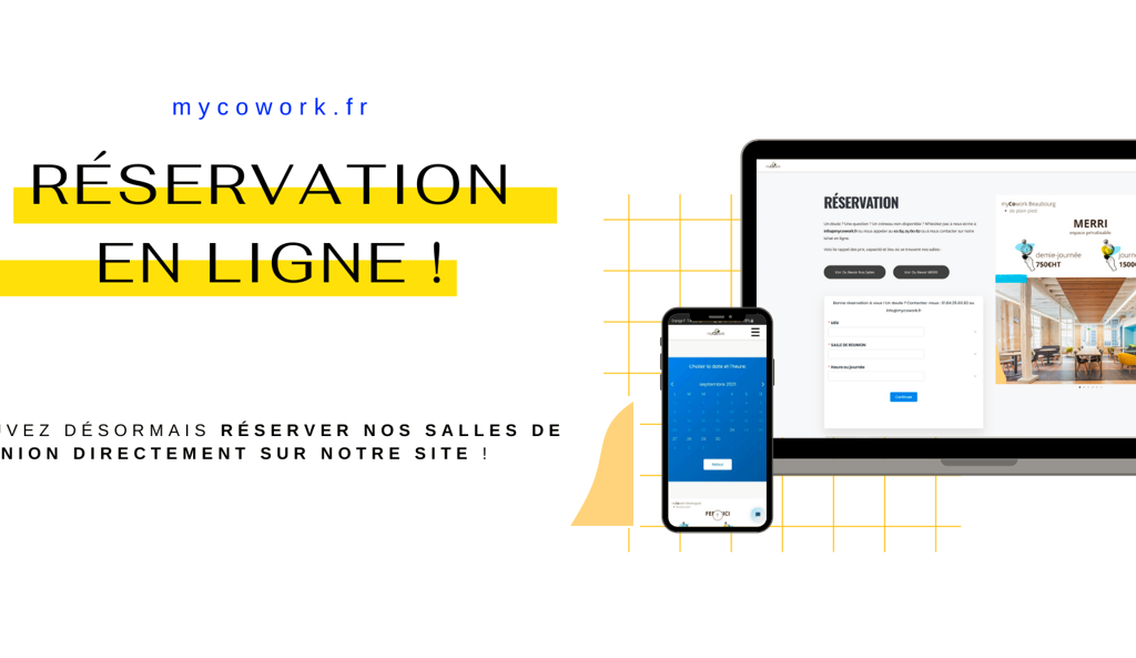 réservation en ligne mycowork salle et privatisation