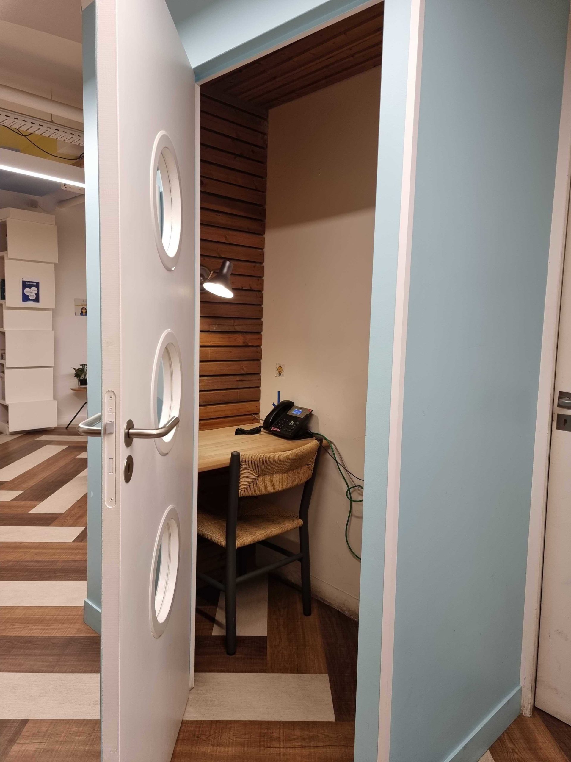 Phonebox myCowork Montorgueil Les Halles