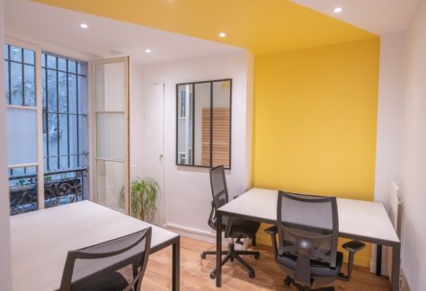 Bureau opéré myCowork 2 - 54 rue Greneta Bureau numéro 3 myCowork Montorgueil les halles - Paris Sentier