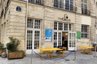 Terrasse de myCowork Beaubourg - espace de coworking parisien hyper central, familial et accueillant. Profiter de l’été pour poser vos valises chez myCowork